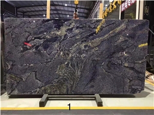 Brazil Dream Sapphire Blue Granite Slabs-Polished