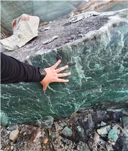 Brazil Royal Green Quartzite Rocks & Blocks