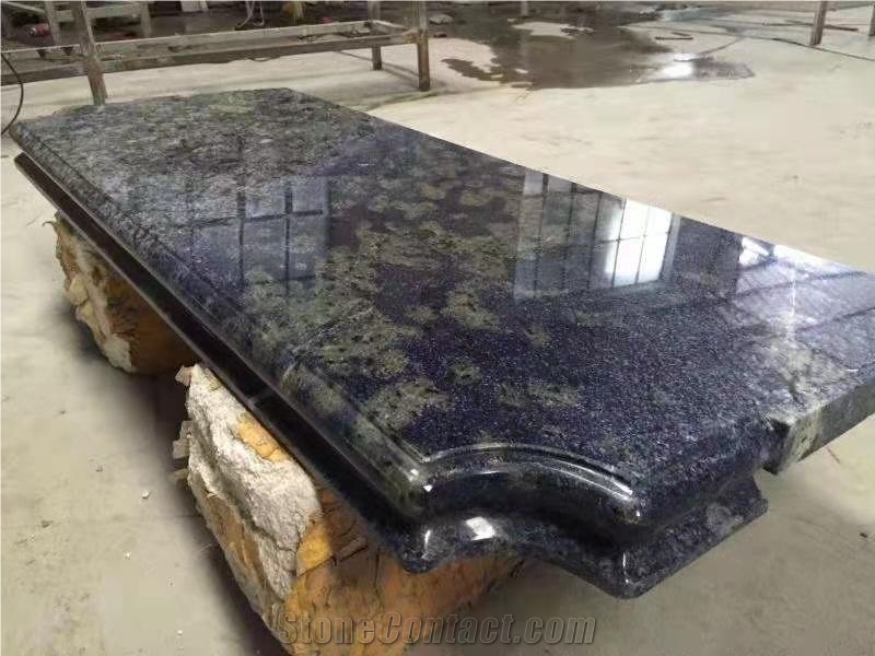 Brazil Sapphire Quartzite Blue Polished Countertop