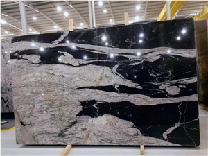 Brazil Swift Horse Black Quartzite Polished Slabs