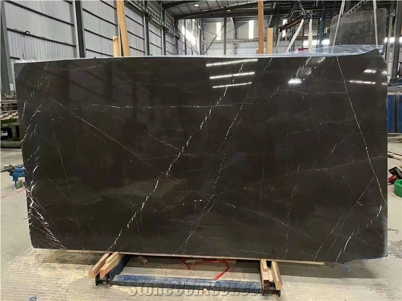 Bulgarian Dark Grey Marble Polished Stair Treads