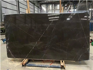 Bulgarian Dark Grey Marble Polished Stair Treads
