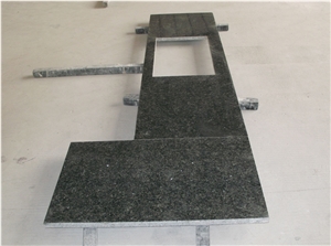 China Verde Ubatuba Green Granite Polished Slabs