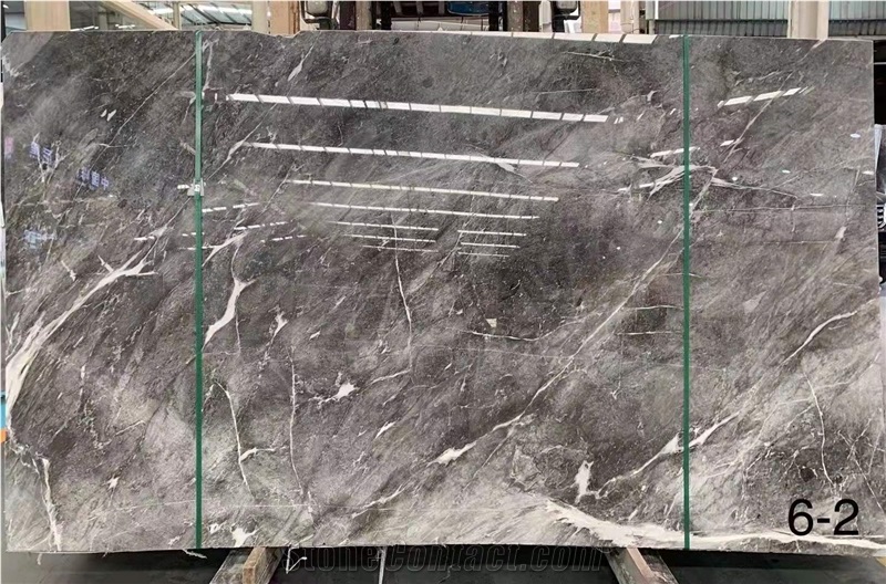 France Gucci Grey Marble Polished Stair Treads