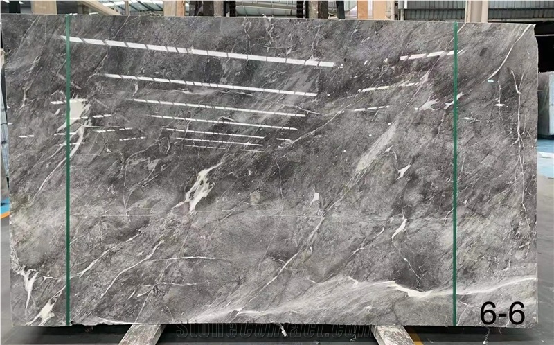 France Gucci Grey Marble Polished Stair Treads