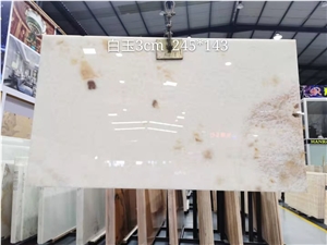 Iran Snow White Onyx Polished Tiles & Slabs
