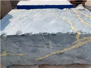 Italy Dark Green Marble Rocks and Bocks