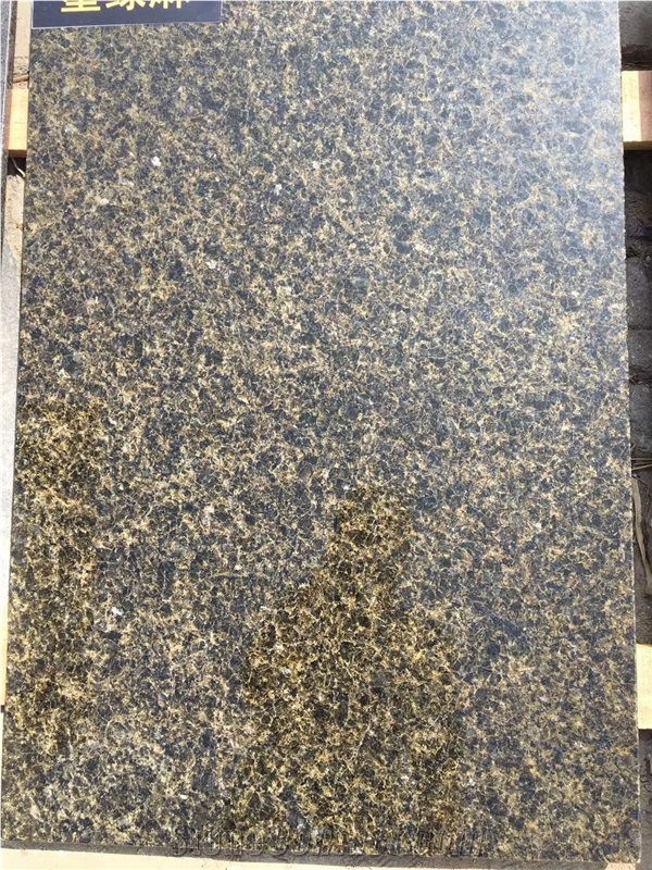 Verde Ubatuba Green Granite Wall Covering Slabs
