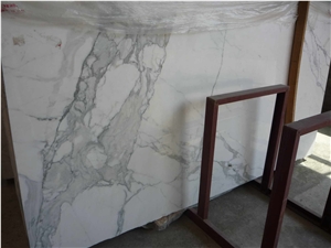 Arabescato Corchia Calacatta Cream White Marble Slab