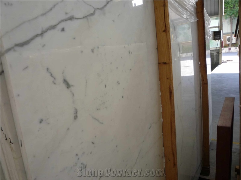 Arabescato Corchia Calacatta Cream White Marble Slab