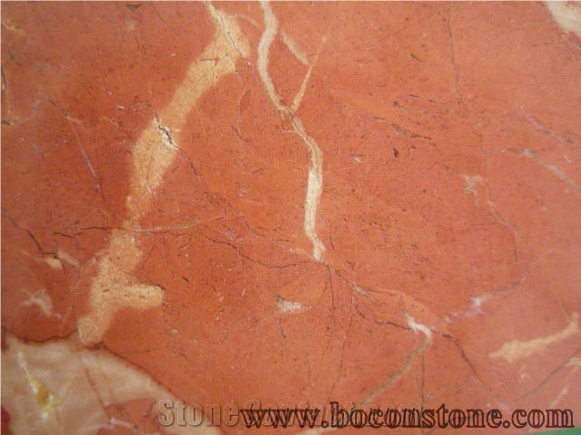 Coral Red Marble Slab Tile