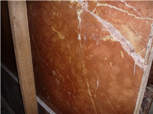 Coral Red Marble Slab Tile