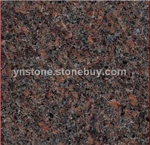Dakota Mahogany Granite Slab Tile
