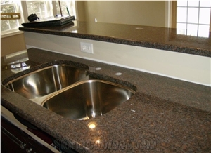 Dakota Mahogany Granite Slab Tile