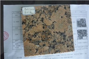 Golden Diamond Yellow Granite Slabs Tiles