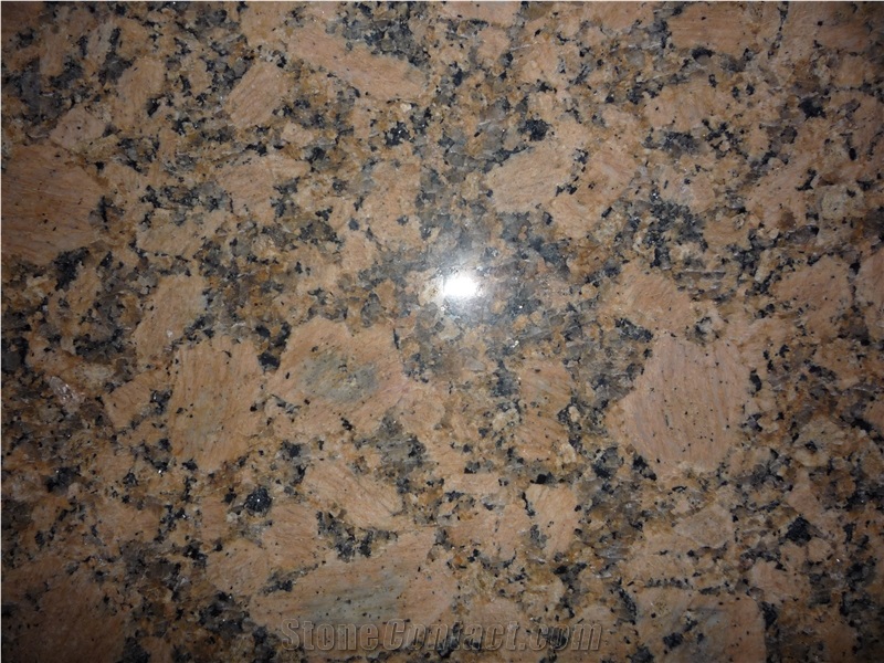 Golden Diamond Yellow Granite Slabs Tiles