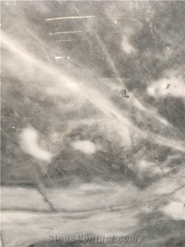 Italy Ice Grey Marble Slab Tile for Walling
