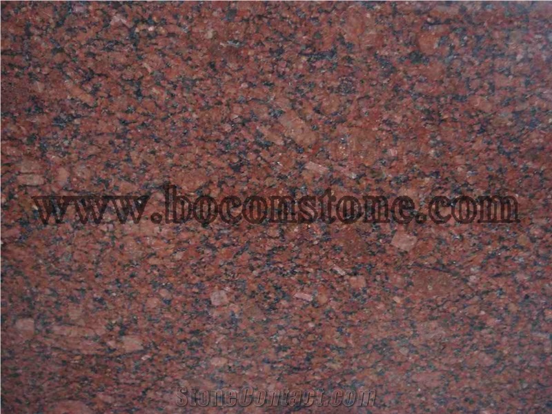 New Imperial India Red Granite Slab