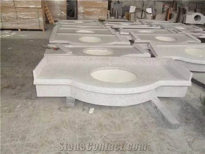 Pearl White Granite Kitchentop Slabs Tiles