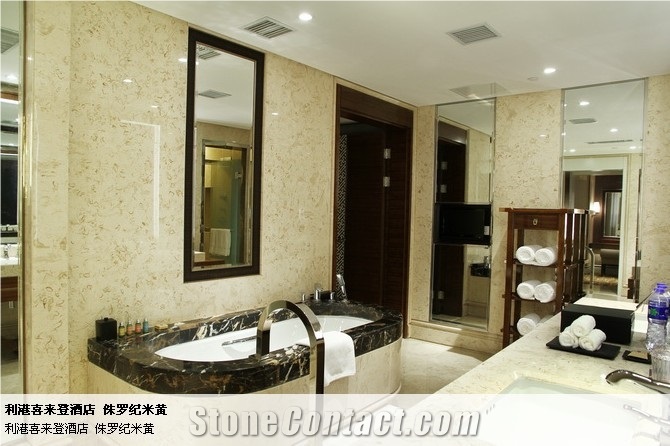 Sofitel Gold Marble Gold Vein Polished Tile Slab