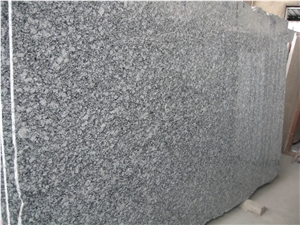 Spray White Granite Polished Sea Wave Slab Spray White Granite Polished Sea Wave Slab