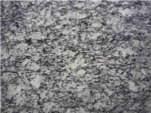 Spray White Granite Polished Sea Wave Slab