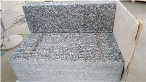 Spray White Granite Polished Sea Wave Slab