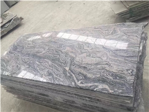Wave Sand Chinese Juparana China Grey Granite Slab