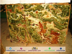 Dark Green Onyx Slabs-Dark Green Onyx Tiles