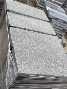 Gabbro Antik Nero Granite Flamed Tiles
