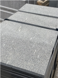 Gabbro Antik Nero Granite Flamed Tiles