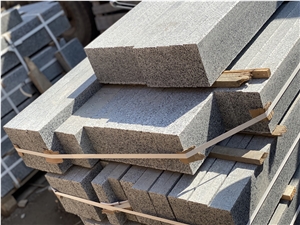 Grey Ukraine Granite Kerbstone-Sawn Cut