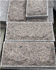 Rosa Raveno Granite Splitting- Face Wall Stone