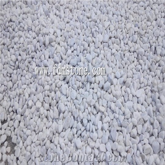 Crystal Super White Marble Pebble Stone Crushed Stone