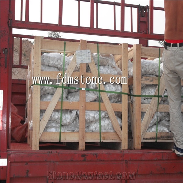 Crystal Super White Marble Pebble Stone Crushed Stone