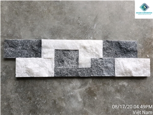 Black and White Marble Combination Wall Panel