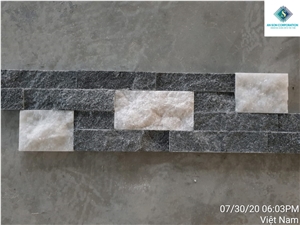 Black and White Marble Combination Wall Panel
