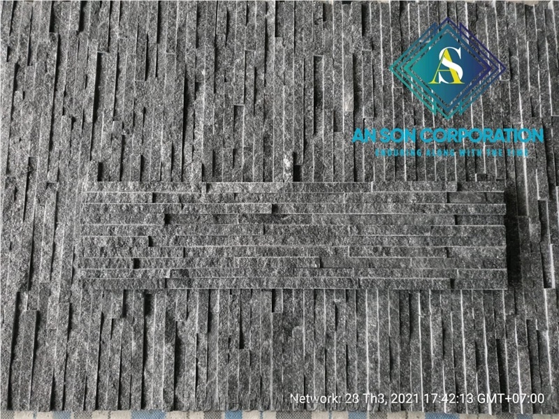 Black Marble Wall Panel Combination 10 Lines