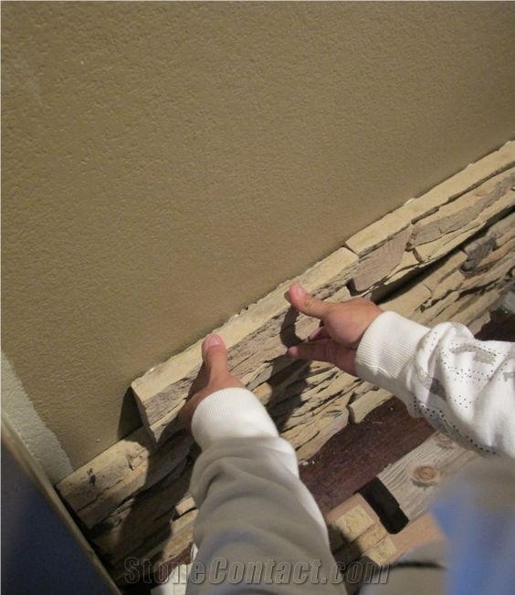 Cheap Natural Slate Wall Panel Multicolor Cladding Stone