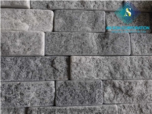 Tumbled Black Marble Cladding for Walls
