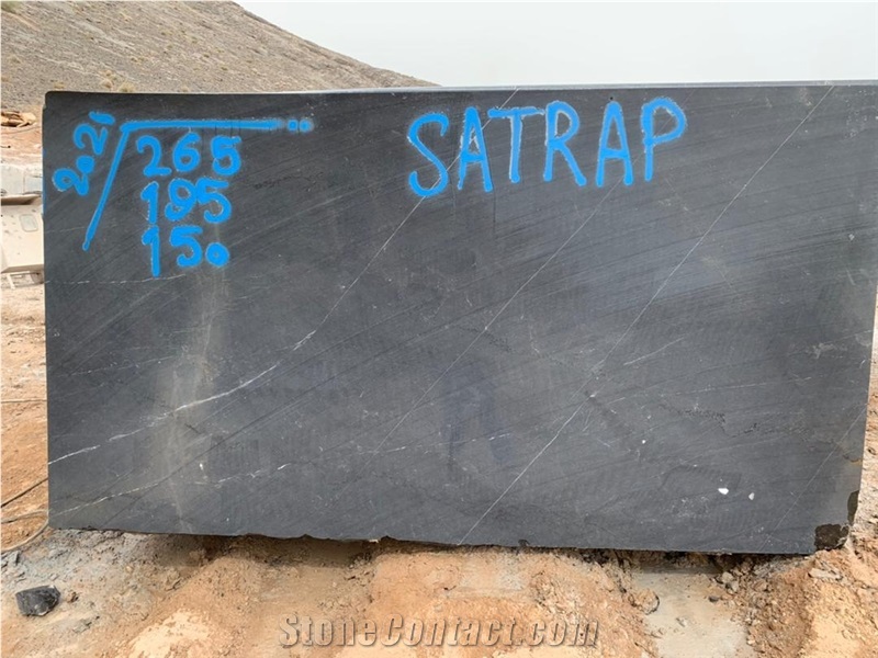Dark Persian Marble Blocks, Iran Black Marble Blocks