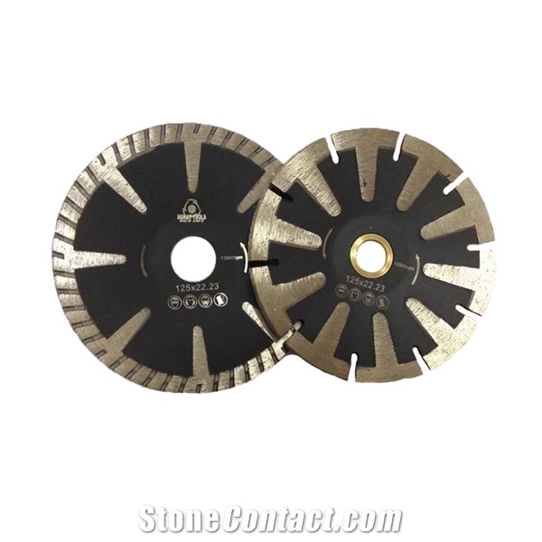 Convex T Segment Diamond Granite Blade 125mm