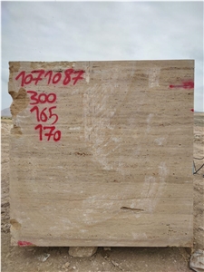Beige Travertine Blocks