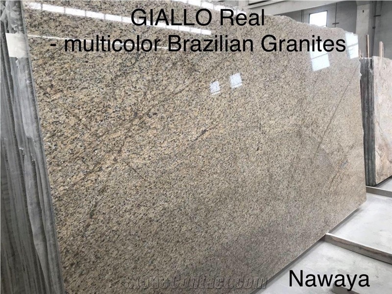Giallo Real Granite Slabs