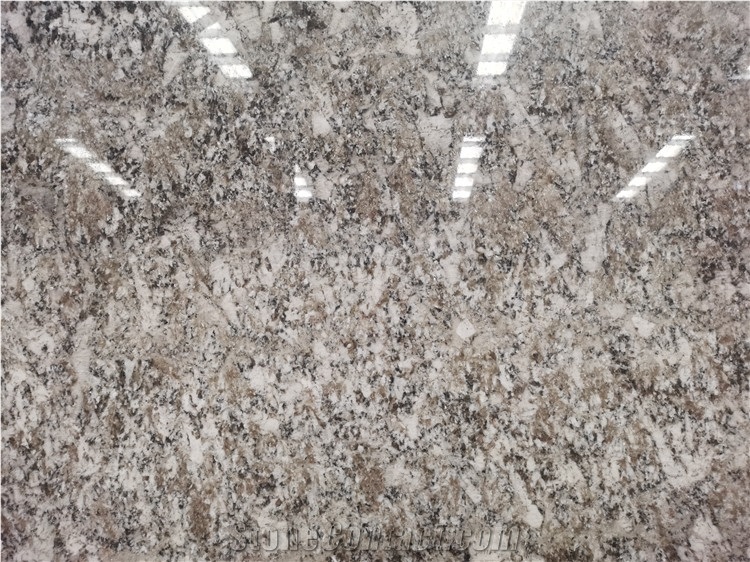Brazil Bianco Antico Azul Aran White Granite Slabs