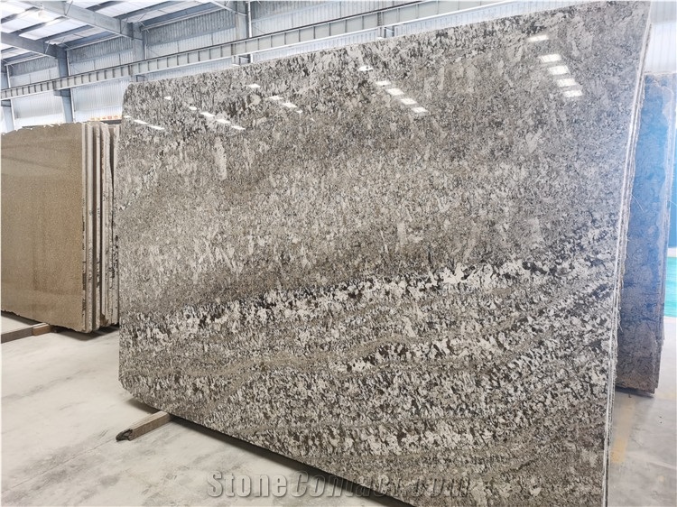 Brazil Bianco Antico Azul Aran White Granite Slabs
