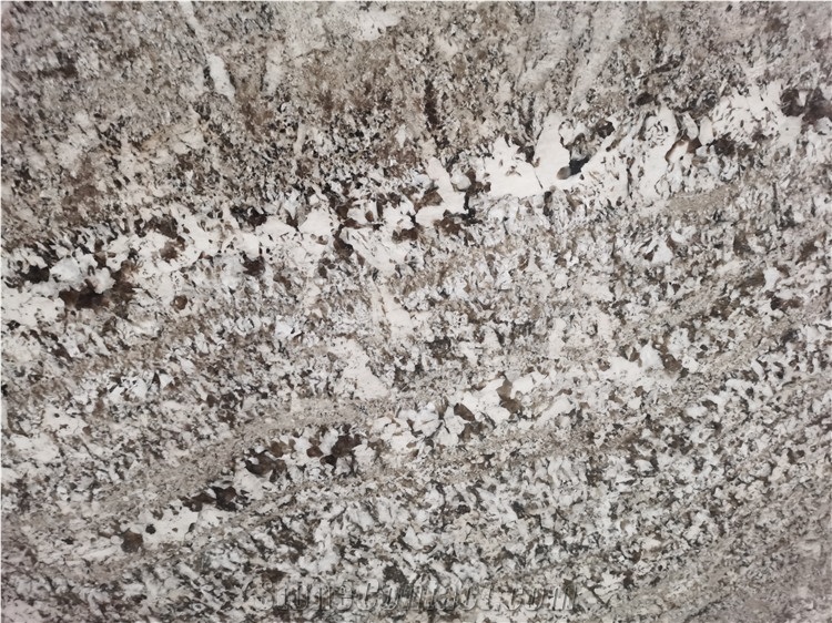 Brazil Bianco Antico Azul Aran White Granite Slabs