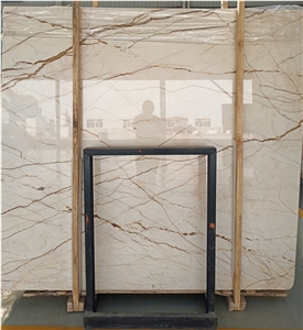 Sofitel Gold Beige Marble Wall Panel Floor Tile