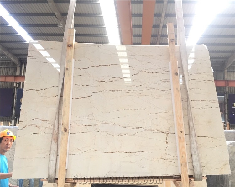 Sofitel Gold Beige Marble Wall Panel Floor Tile
