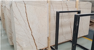 Sofitel Gold Marble Slabs Polished Floor Tiles